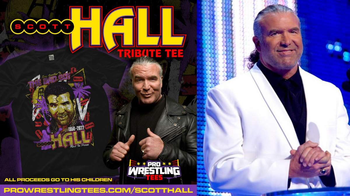 Pro Wrestling Tees Releases Scott Hall Tribute With All Proceeds Going To His Children