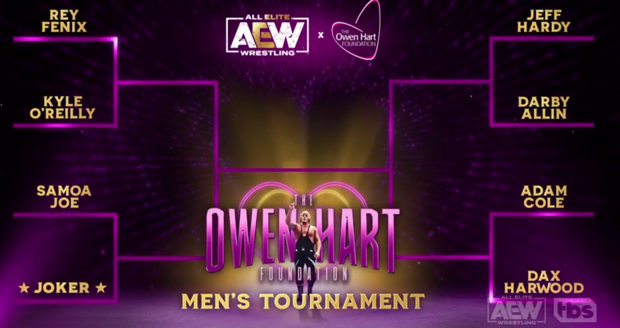 Owen Hart Foundation Tournament Men’s Bracket Revealed