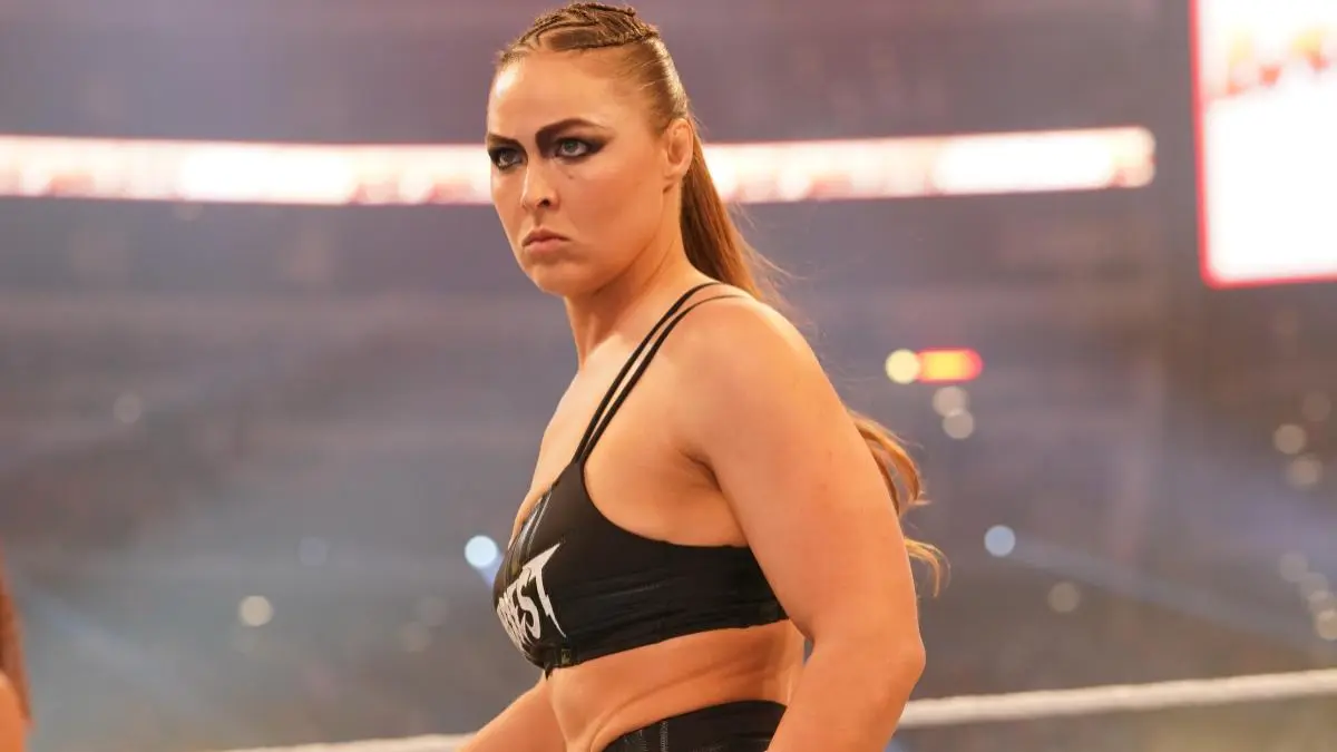 Ronda Rousey In Action During WWE SmackDown Dark Match