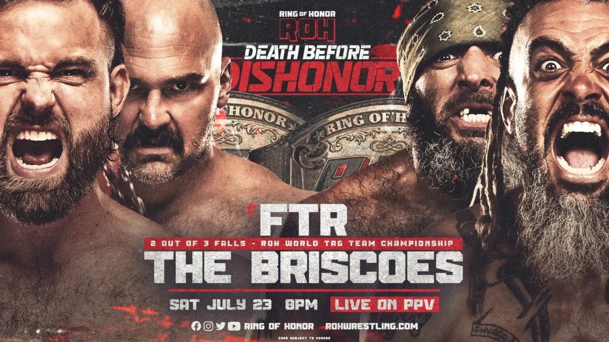 FTR Vs. Briscoes Main Event ROH Death Before Dishonor