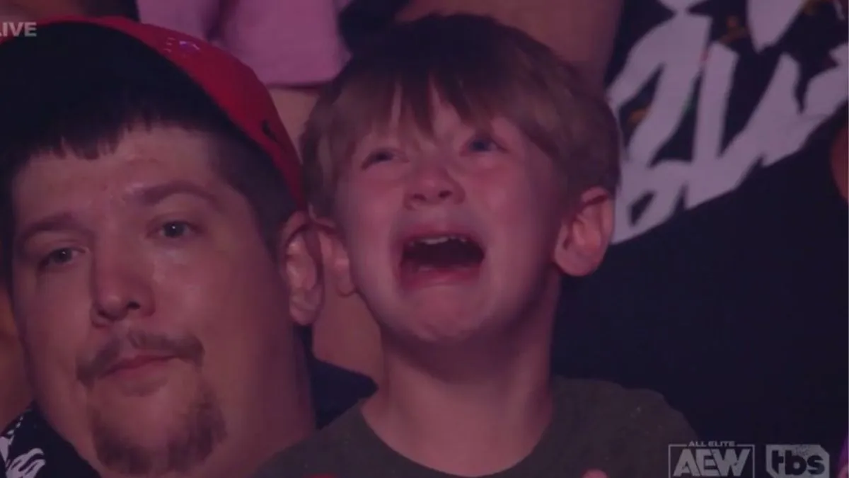 Update On The Child Adam Cole Made Sob On AEW Dynamite